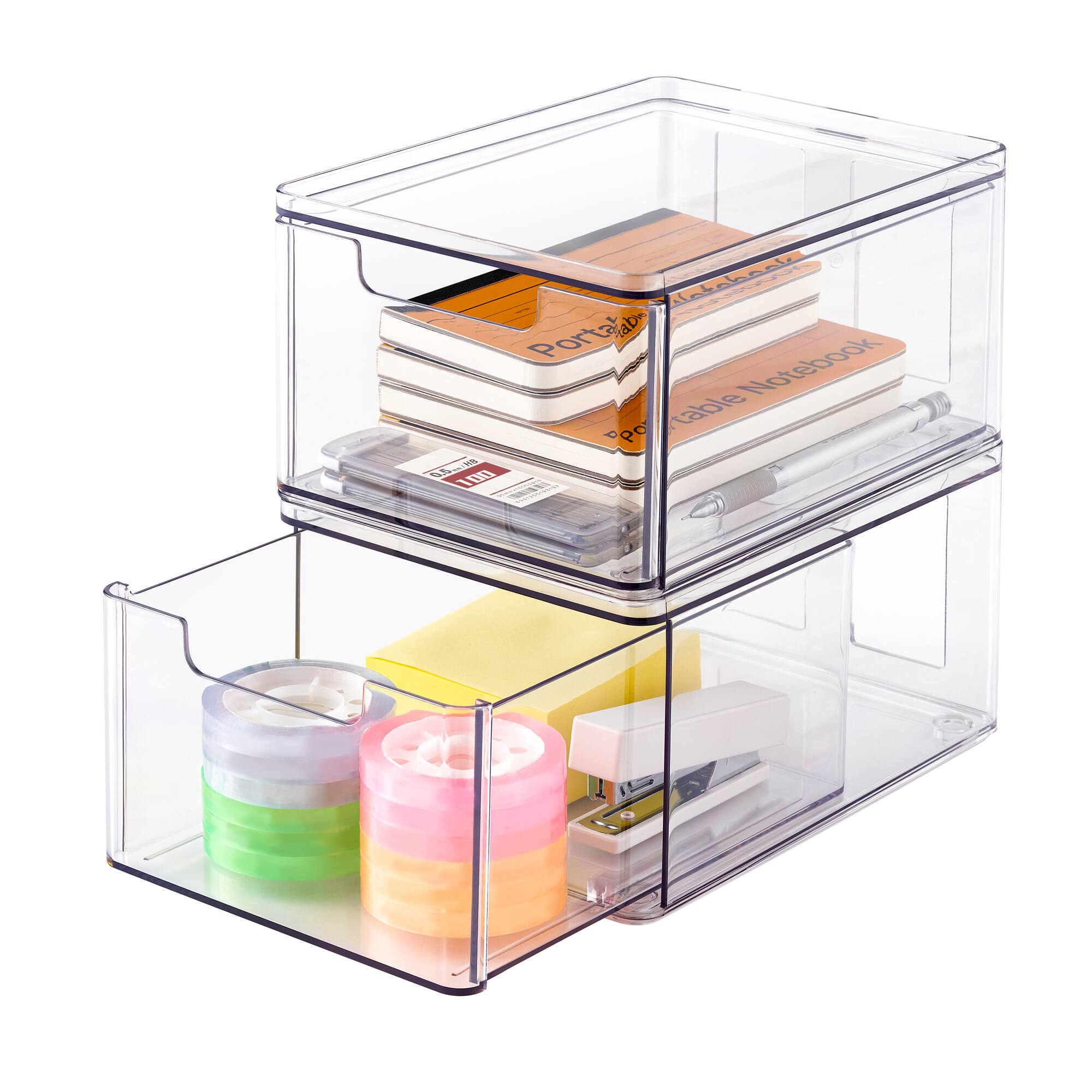 Clear Stackable Storage Drawer by Simply Tidy®